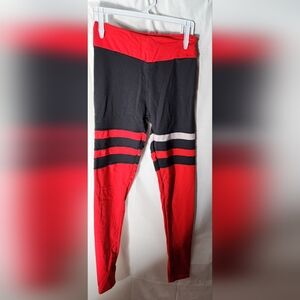 Red and Black Workout Leggings Size XS